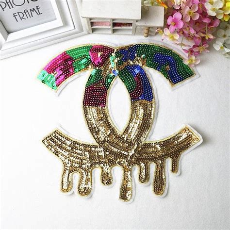 chanel sequin brooch